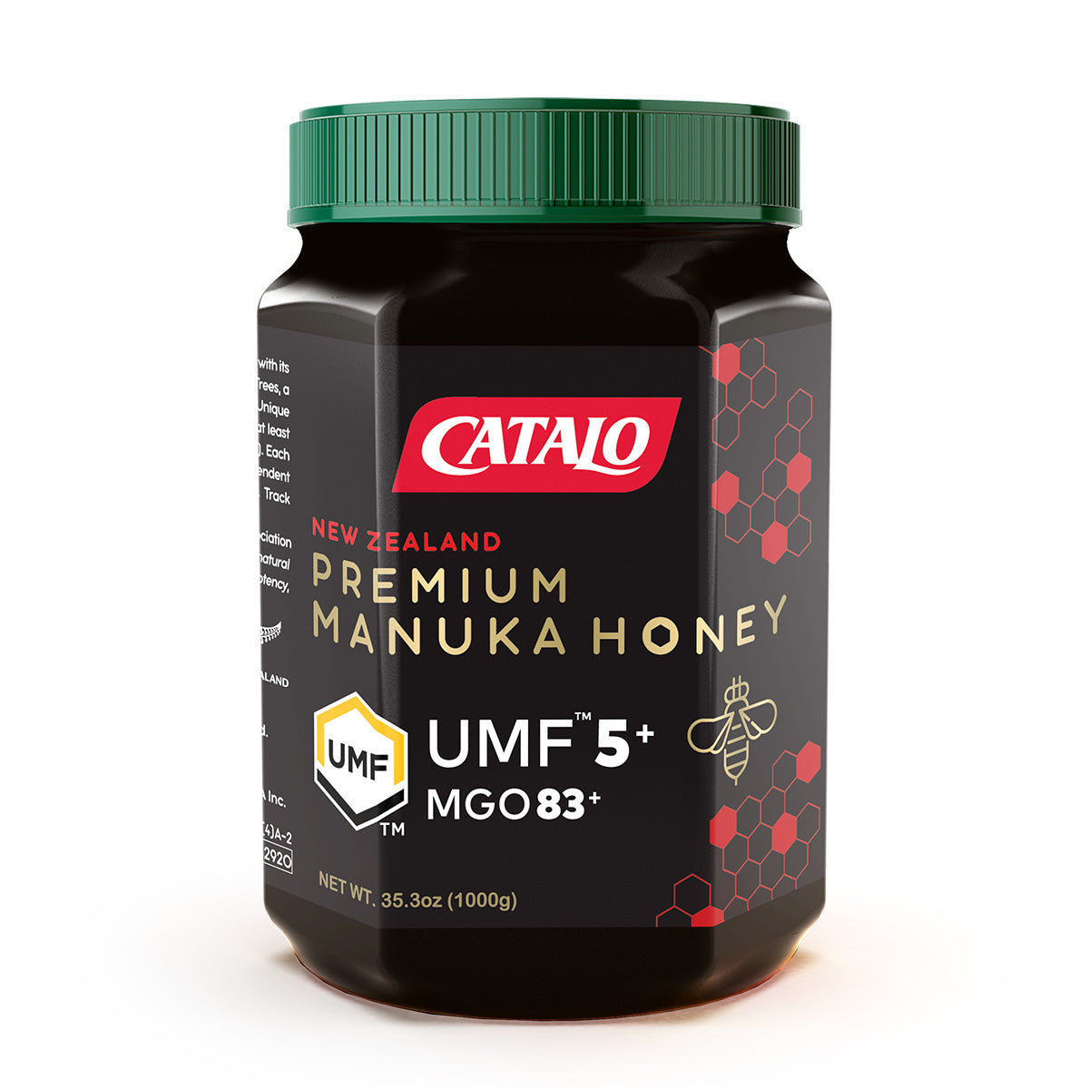 CATALO家得路活性麥蘆卡因子UMF®5+蜂蜜 1000克,保護胃部,提升免疫力,抗氧化延緩衰老,適合關注腸胃健康者。